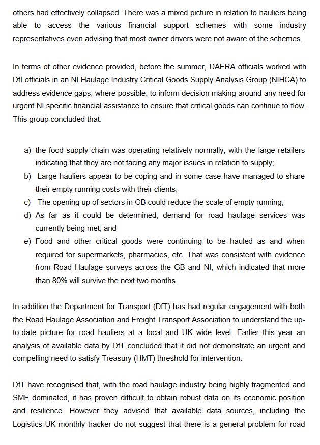 It’s disappointing that the Finance Minister replied suggesting that no ‘exceptional circumstances’ prevented taxi drivers benefitting from existing schemes.  @MatthewOToole2  @PatCatney