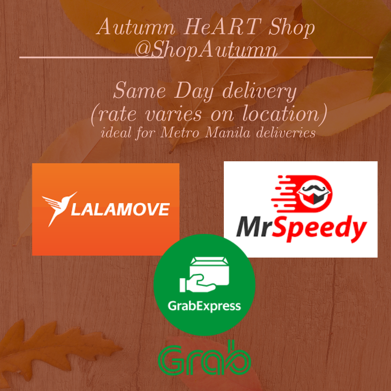 ShopAutumn's tweet photo. #ShopAutumnUpdate
Shipping rates & couriers updated.
Effective December 9, 2020 below are the available partner couriers for @ShopAutumn.
Updated rate for Ninja Van and added new ones to provide option to buyers.
Feel free to DM if you have any questions/concerns.
Thank you. https://t.co/fnVQs33OUH
