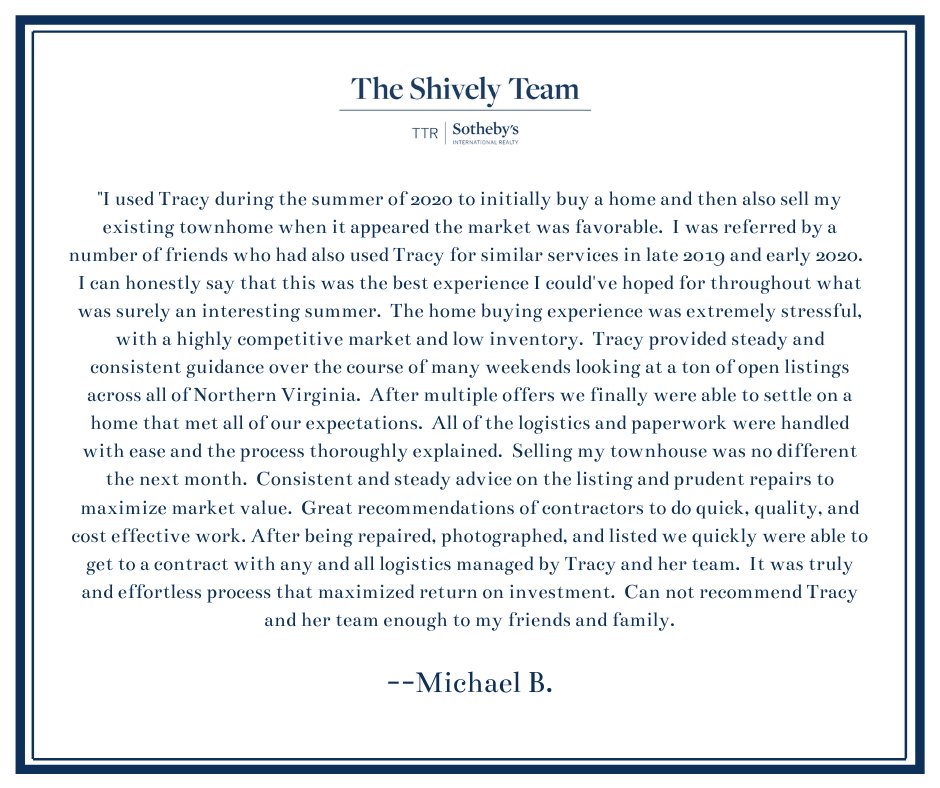 With the year we have all faced, I am so happy to be able to continue supporting my clients and help them through these uncertain times. If you are interested in buying or selling your home, reach out to The Shively Team today and we would be glad to do the same for you!#clients