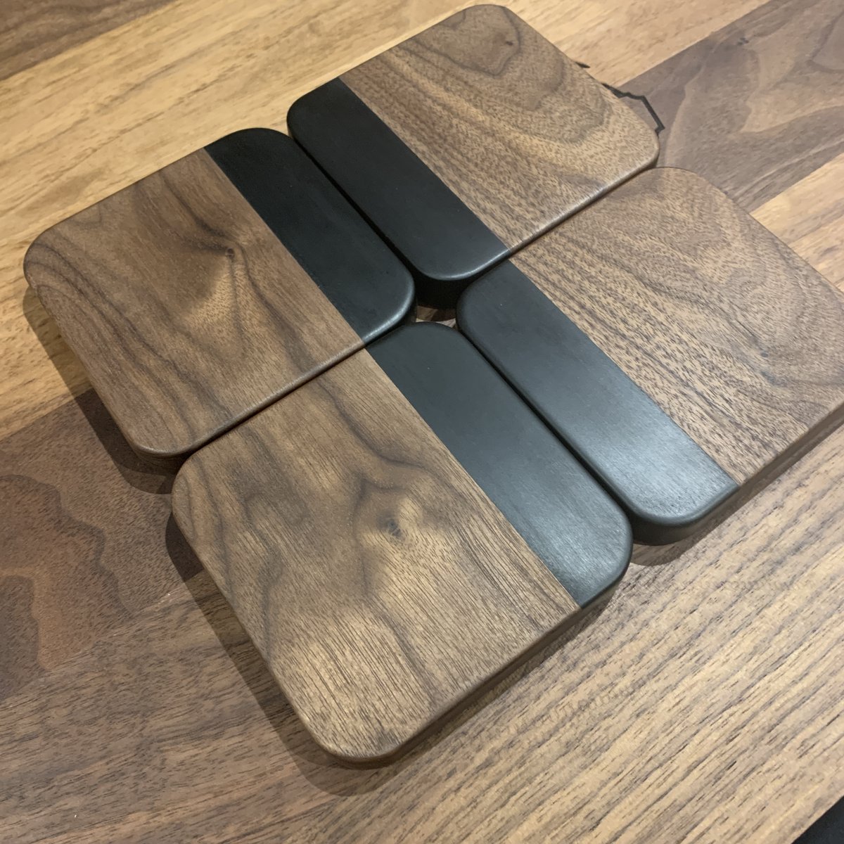 TheEpoxyStudio's tweet image. Where better to place your drink than on one of these beautiful Walnut &amp;amp; Epoxy drinks coasters. Whether it&apos;s an ice cold beer or a cup of tea, these coasters are just for you!