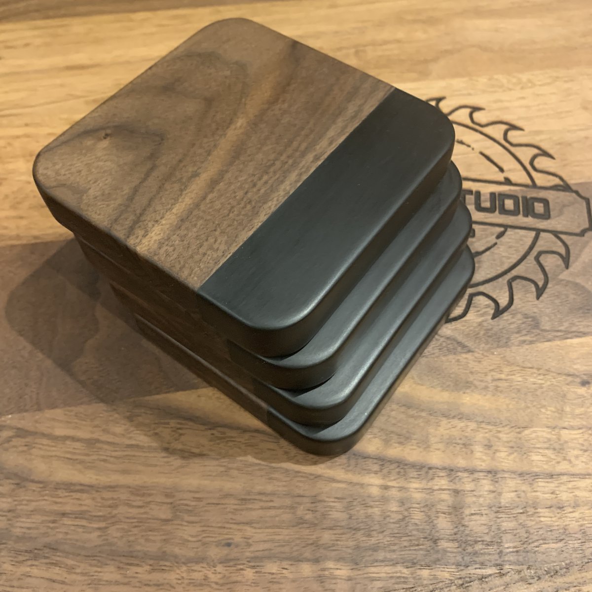 TheEpoxyStudio's tweet image. Where better to place your drink than on one of these beautiful Walnut &amp;amp; Epoxy drinks coasters. Whether it&apos;s an ice cold beer or a cup of tea, these coasters are just for you!
