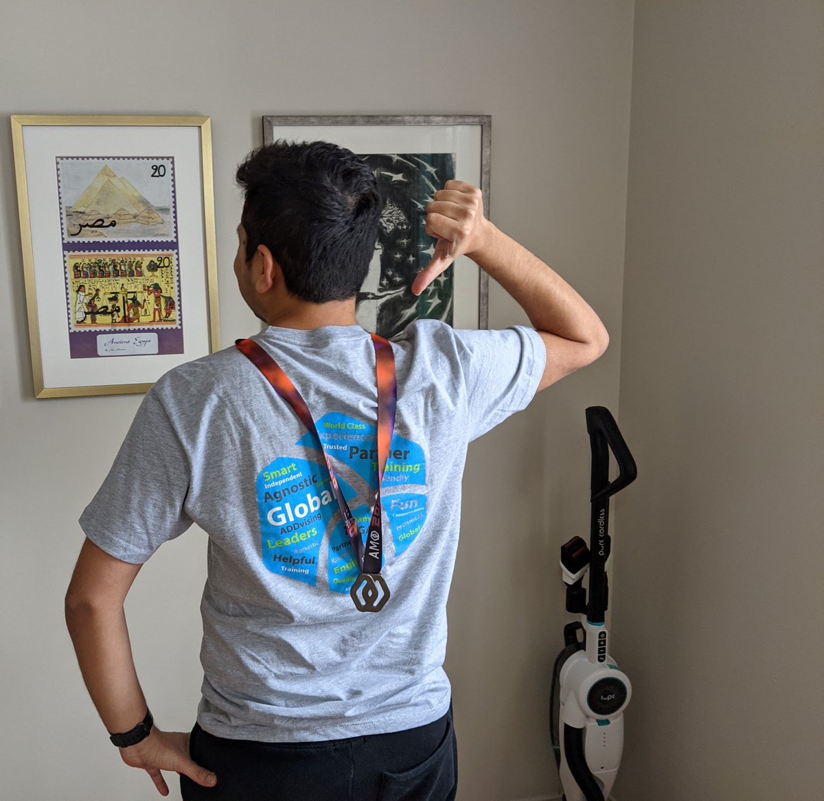 Thank you @AirForceRSO for the opportunity, the medals, and the prize! Thanks to @TBGAddvisor for sending the medals out to us with the amazing swag!  @WaterlooENG @UWaterloo #AMO2020 #AdvancedManufacturing #InnovativeAF #3Dprinting