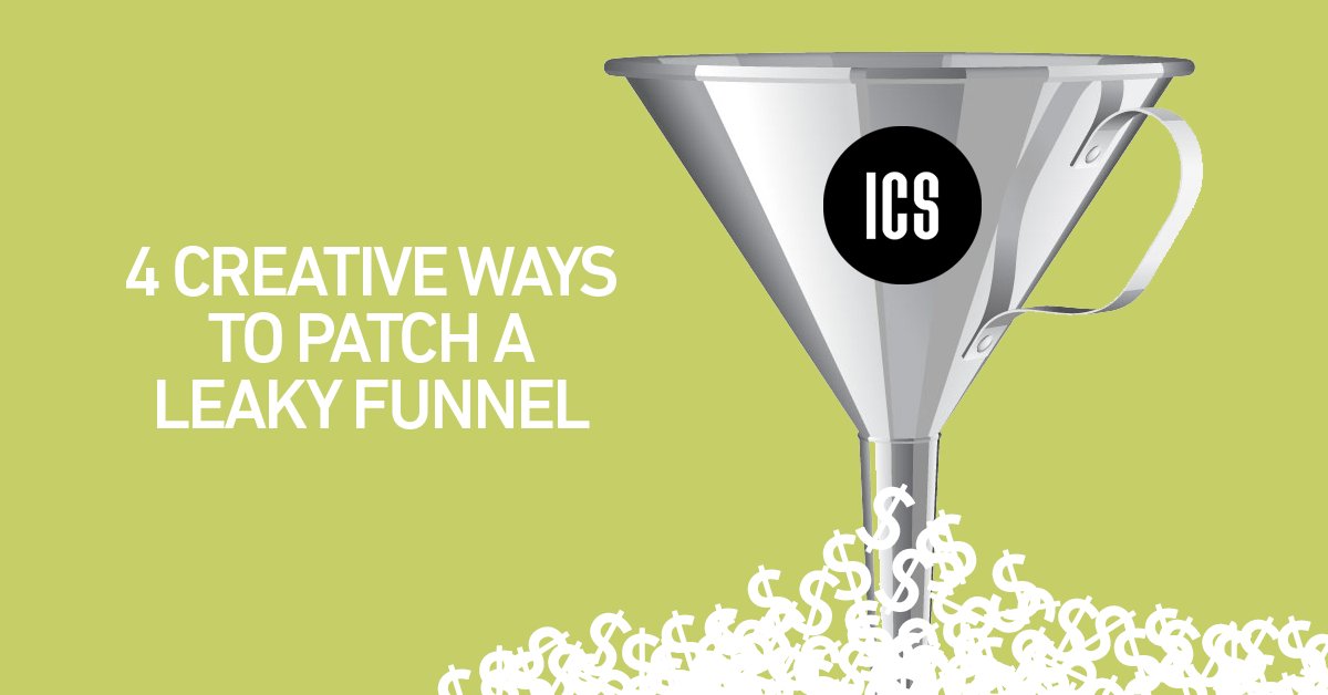 IngramCS's tweet image. 4 Creative Ways to Patch a Leaky Funnel. 
 ow.ly/FTub50CFQkI