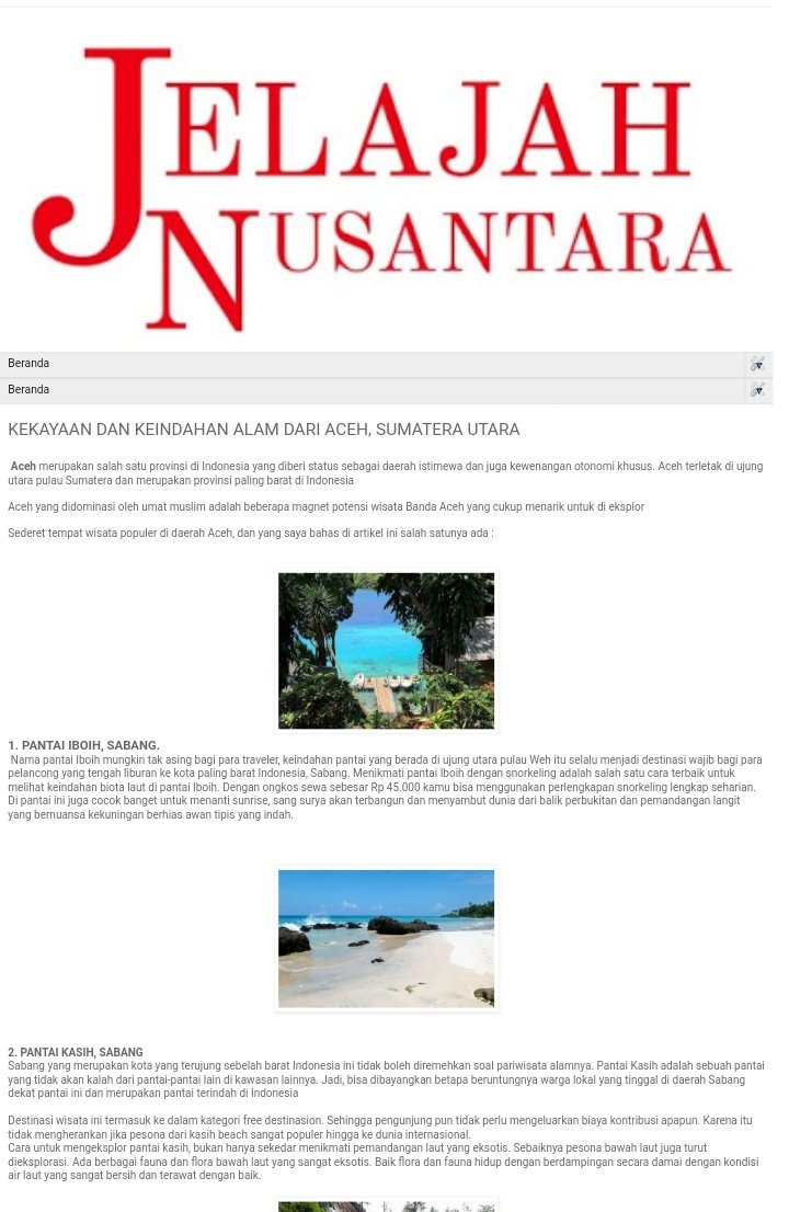 Provinsi paling utara di pulau sumatera