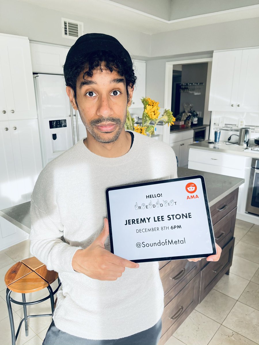 OMG! I will be doing Reddit AMA TODAY with <a href="/rizahmed/">Rız</a> at 6pm PST. Please feel free to ask us anything! It’s going to be fun. 😎👍🏽 #soundofmetal @reddit @amazonstudios @amazonprimevideo
