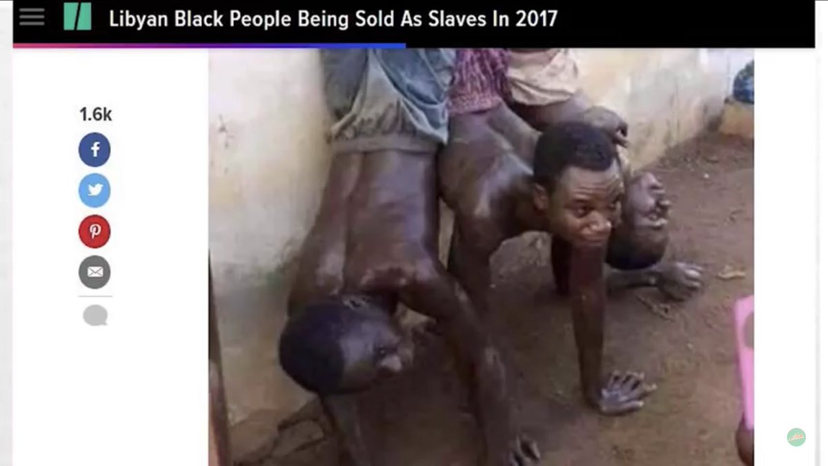 A lot of photos we see from this alleged slave trade are in fact false, or cannot be proven to be from Libya.