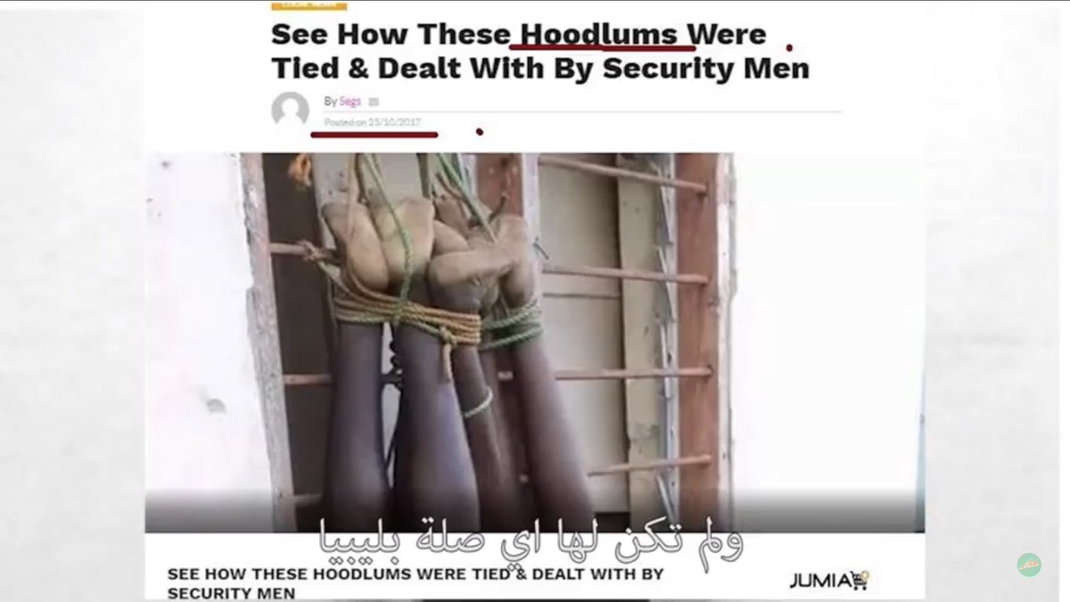 A lot of photos we see from this alleged slave trade are in fact false, or cannot be proven to be from Libya.