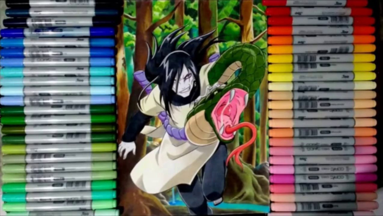 ART WAA on X: Speed Drawing Orochimaru