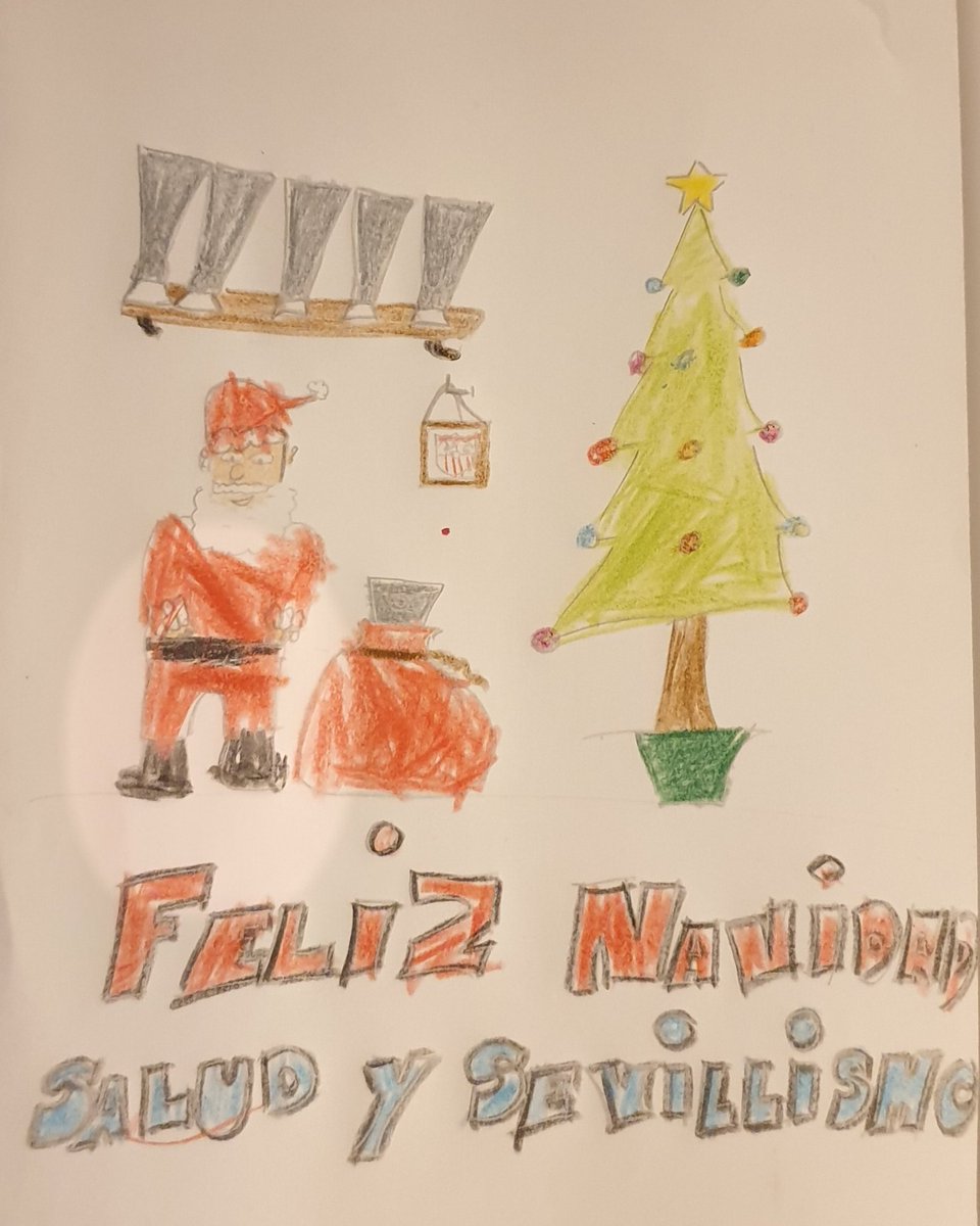 Chico_Huertas's tweet photo. Mi hijo participa en el concurso de la @fpsevillistas #navidadsevillista con este Christmas. Ganará el dibujo con más Me Gusta. ¿Nos ayudas a ganar? https://t.co/BC50ffFCnF