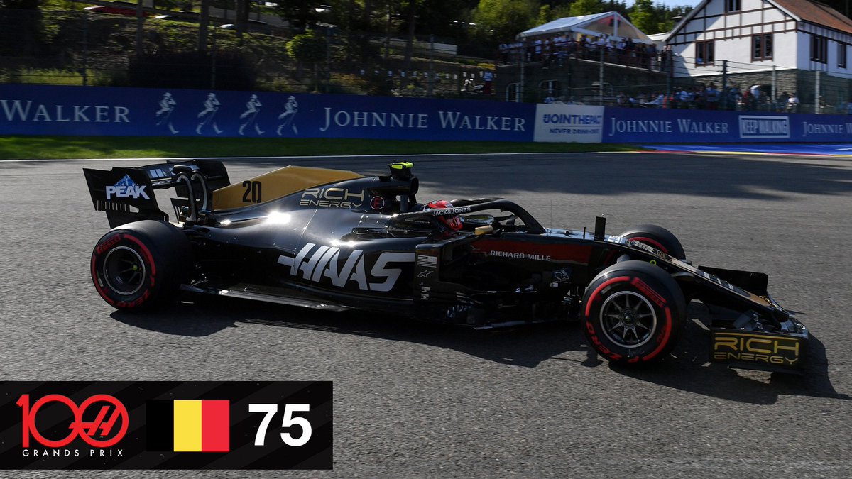 The boys kept it on the island for P7 and P8 at the German GP - one of the most dramatic races of the past decade!  #HaasF1  #Haas100