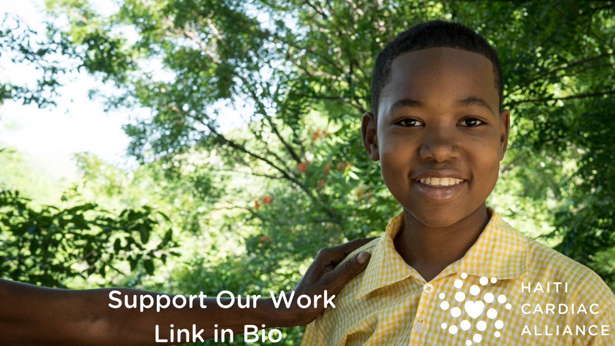 Woodyson now takes daily blood thinner to manage his mechanical valves, and tests his own blood regularly. 
And his life is now in front of him. #Haiti #PediatricCardiology