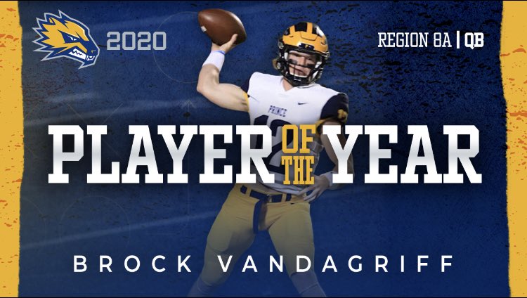 pacsfootball1's tweet photo. Congrats to @BrockVandagriff on being named the Region Player of the Year! https://t.co/hcwjql9MTH
