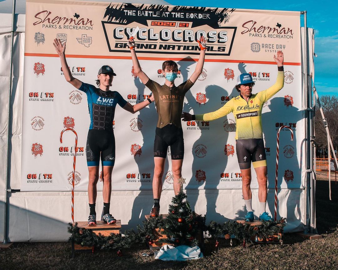 That moment when you know you have the race won... I defended my TX State Cat 1/2 title and won the TX/OK Regional title at the Battle at the Border State Champs!
instagram.com/p/CIi_CrtFhId/

#sprint #cyclocross #usacx #mudfund