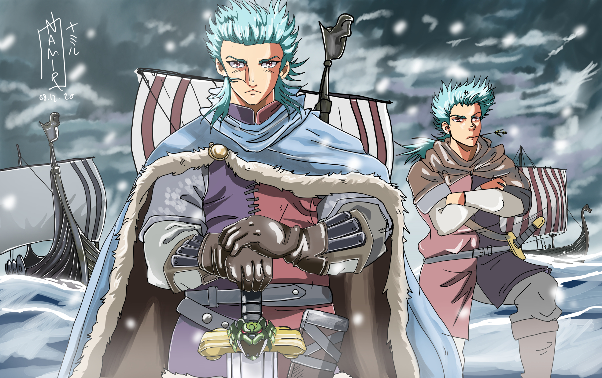 Namirokami Hello Here I Am Done Coloring My Fanart About Bud And Syd Saintseiya Saintseiyafanart Leschevaliersduzodiaque Drawing Fanart Artistontwitter 聖闘士星矢 Caballerosdelzodiaco Saintseiyaredraw Icavalieridellozodiaco 聖