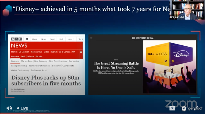 CDSAonline's tweet photo. "The war of streaming has just begun" -
@brjtweet, Global Head, Media and Entertainment, 
@Genpact
 
#ContentProtectionSummit https://t.co/ChQucQ5lxD