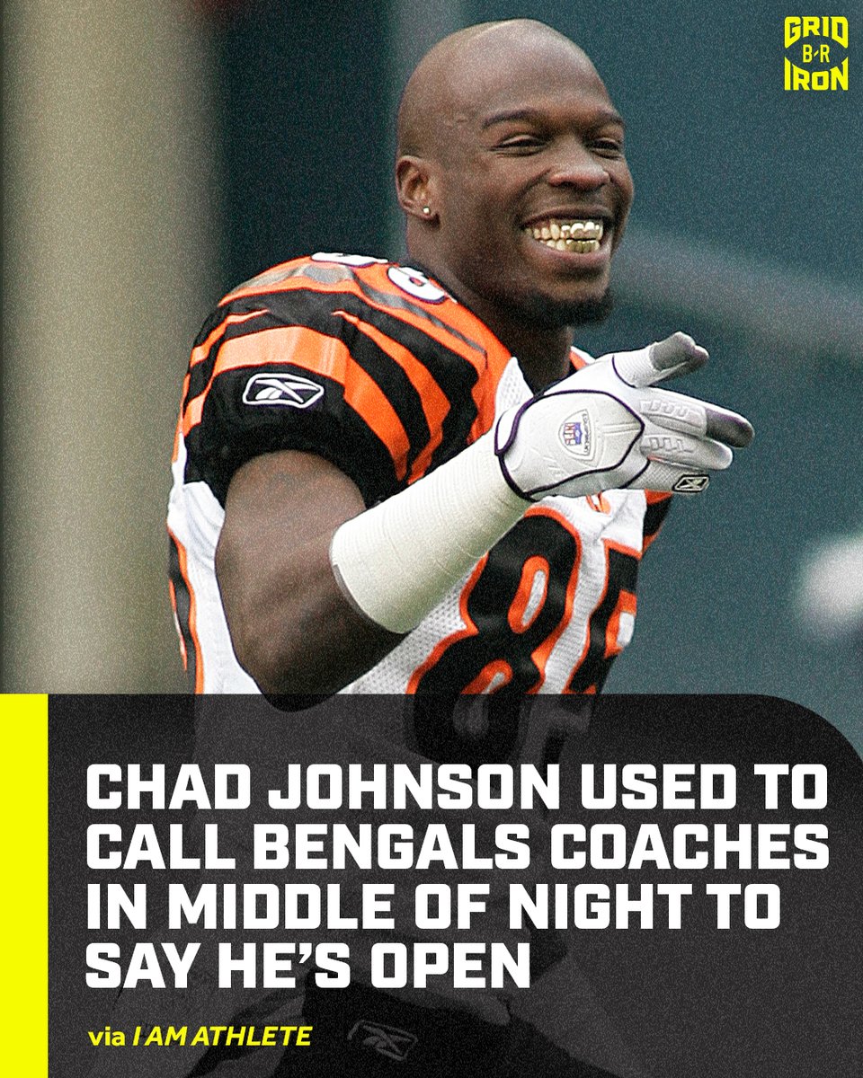 .<a href="/ochocinco/">Chad Johnson</a> was dedicated to the game 😂

(via <a href="/IAMATHLETEpod/">I AM ATHLETE</a>)