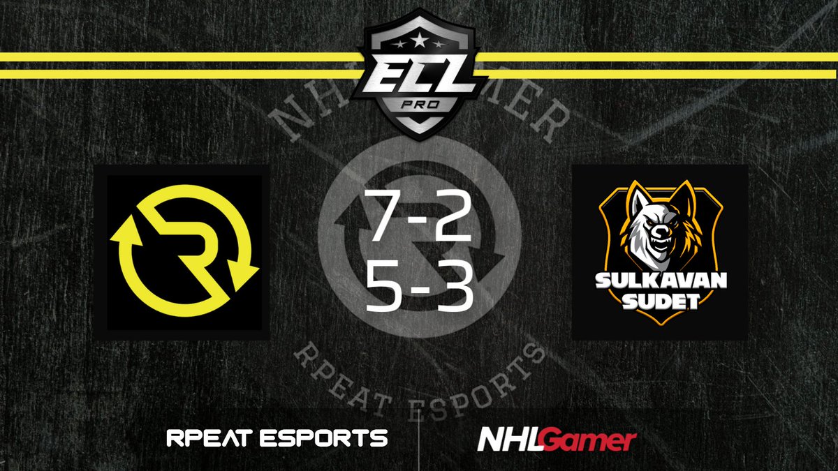 4/4 points against <a href="/SudetEASHL/">Sulkavan Sudet EASHL</a> in #ECL11 tonight, GG's!

#mukanaWilhelm #esportsfi