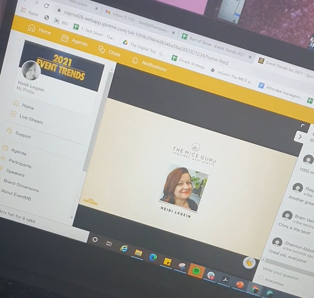 TheMICEguru's tweet photo. Thank you @tojulius &amp; team for another great event. I had fun taking over your @EventMB account for #eventtrends21 and can't wait to see what 2021 brings!
#eventprofs https://t.co/ZJJpTTUFM0
