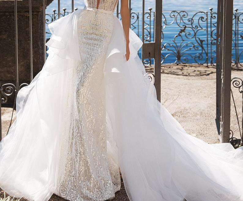 PoshfairBridal's tweet photo. Why have 2 dresses for the wedding? Detachable Tulle Multi-layer Wedding Skirt &amp; Train - Wear it for the Ceremony and Remove it for the Party. Check it at https://t.co/V4ztwCHUmg
#wedding #weddingdress #detachableweddinskirt #detachabletrain #bridalgown #weddingdress https://t.co/zbpnIfbrrG
