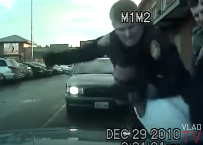 Longley was one of four officers who brutally beat and choked Isaac Ocak on camera in 2010. Ocak received $70k in a settlement. None of the officers were disciplined