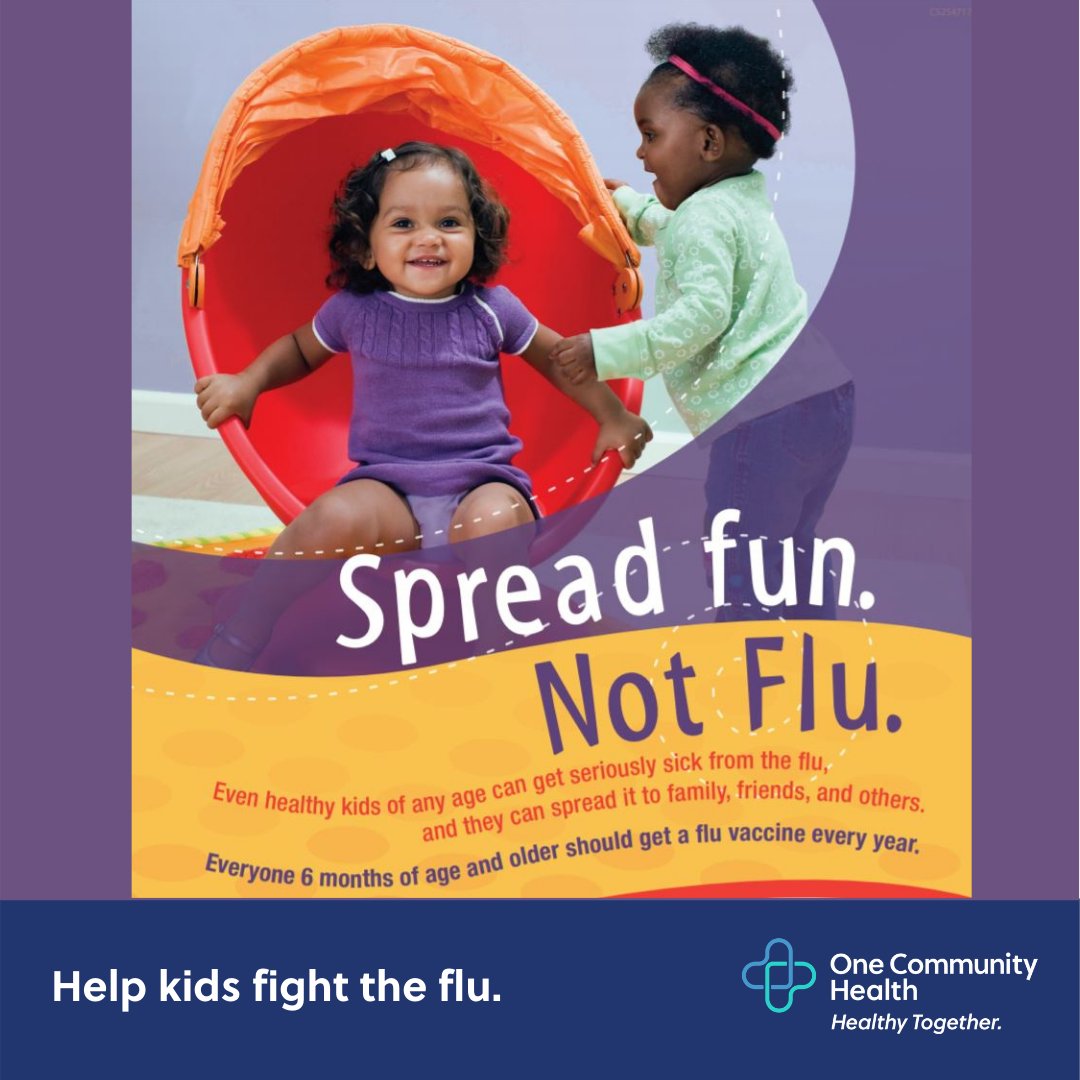 OneCommHealth's tweet photo. Help kids fight the flu.
#healthytogether #onecommunityhealth https://t.co/sDxZXhC0Mt