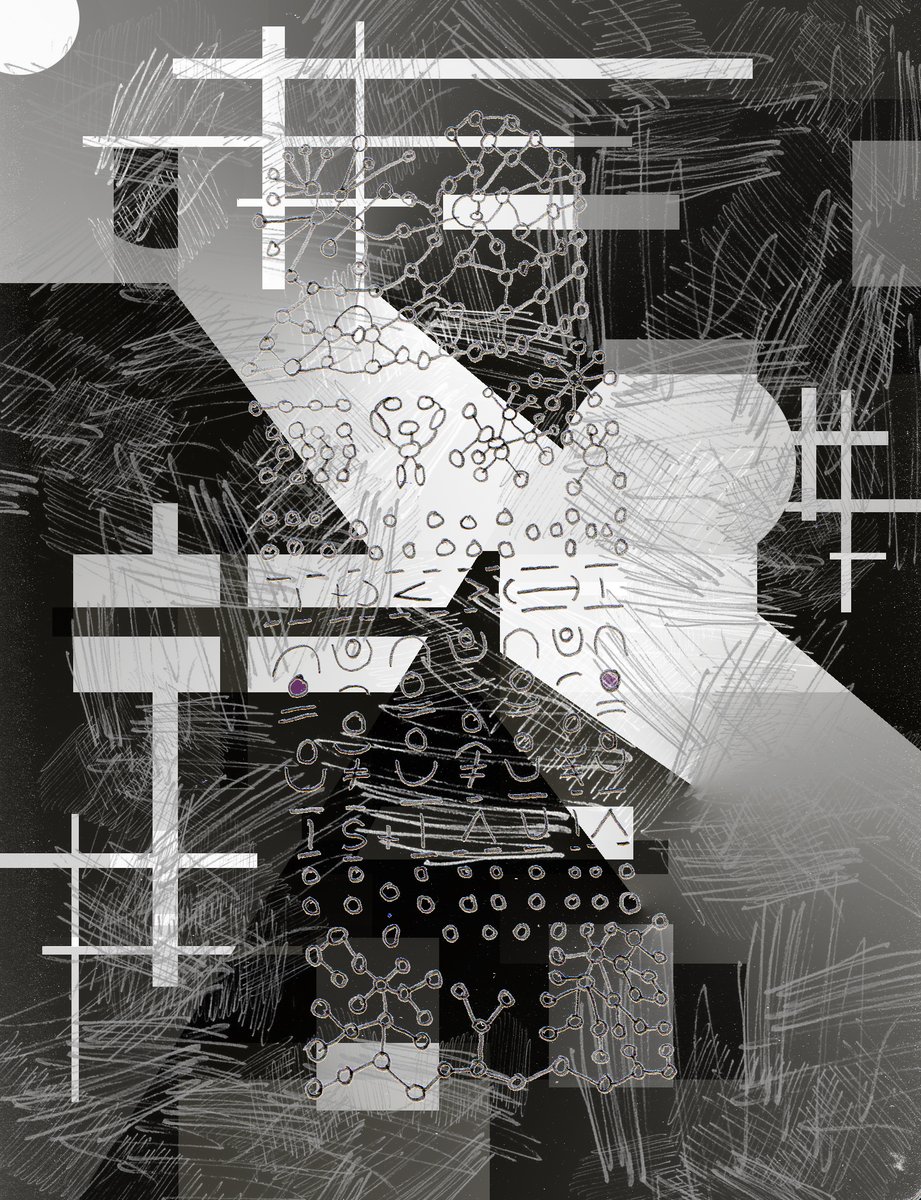 unityofmulti's tweet image. &quot;Chain Reaction&quot; - #digitalart 2020

Today I turned a 3 year old digital collage (that was based on a pencil sketch) into a colorful digital painting by running it through #stylegan and by manually amplifying the results several times.

#dailyart #cryptoart #gan #ai