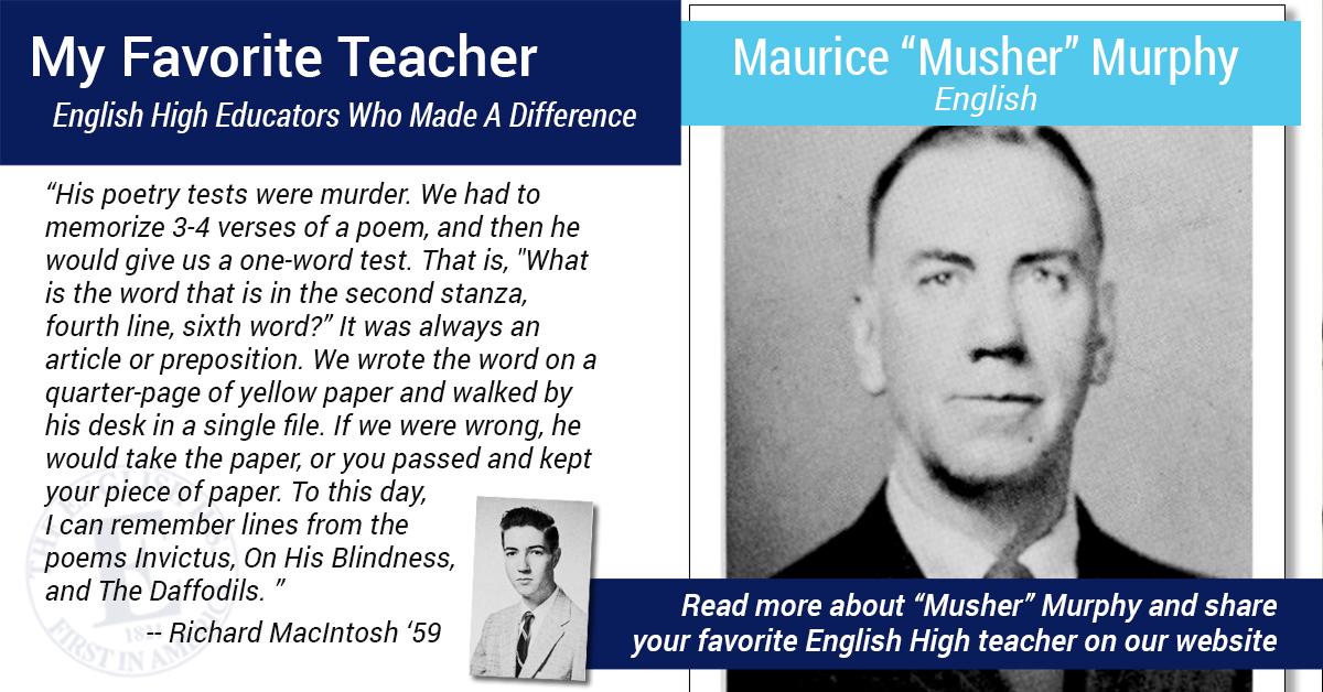 The English High School Alumni Association tweet media