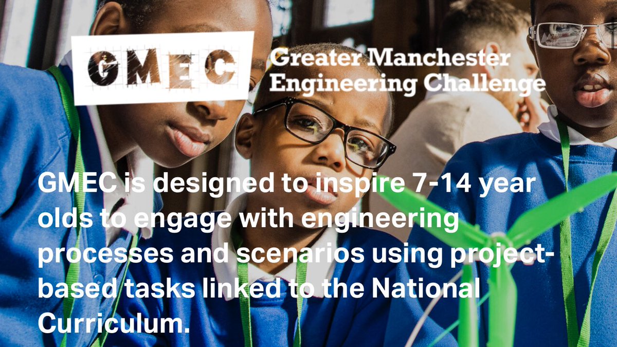 LynneBianchi's tweet photo. Delighted to launch #GMEC2021 today with a brand new website. Free to join in - any school any where! https://t.co/5jAnGHhsVe @wiskow_julie @UoMSciEng @OfficialUoM @MakerEdUK @ClassofYourOwn @balfourbeatty @civicengineers @VINCIConstruc @SiemensUKNews @EngineerDG @daniel_mcdonagh https://t.co/DW3BEsbLES