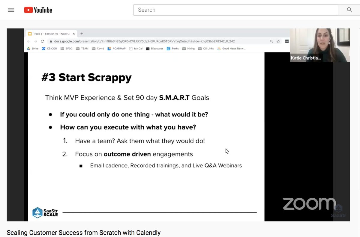 Once upon a time, I had the rare and incredible opportunity to work alongside <a href="/KatieKortnie/">Katie Christian</a> during the earliest day at <a href="/SalesLoft/">Salesloft</a> 

Today she's presenting at <a href="/saastr/">SaaStr.ai</a> scale with the <a href="/Calendly/">Calendly</a> team and I have all of the feels rn.

You are pure gold, KK