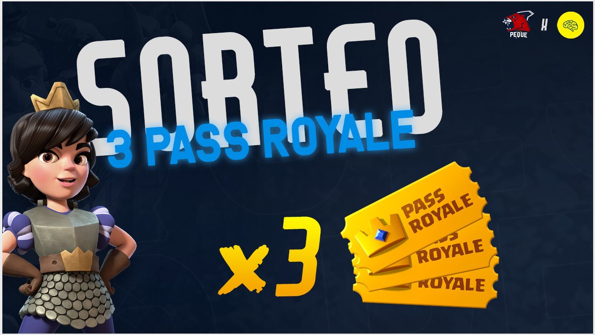 Team Peque (@teampeque) on Twitter photo 🔴 Sorteo de 3 Pass Royale 🔴
📃Requisitos:
🔹 Dar RT a este tuit
🔹 Seguir a <a href="/TeamPeque/">Team Peque</a>
🔹 Suscribirse y comentar "Participo" en: youtube.com/watch?v=WUwgcE…
🔹 Mencionar a 2 personas
🗓️ Los ganadores serán elegidos el 15/12 en directo en su canal de YT. 🔴 Sorteo de 3 Pass Royale 🔴
📃Requisitos:
🔹 Dar RT a este tuit
🔹 Seguir a <a href="/TeamPeque/">Team Peque</a>
🔹 Suscribirse y comentar "Participo" en: youtube.com/watch?v=WUwgcE…
🔹 Mencionar a 2 personas
🗓️ Los ganadores serán elegidos el 15/12 en directo en su canal de YT.