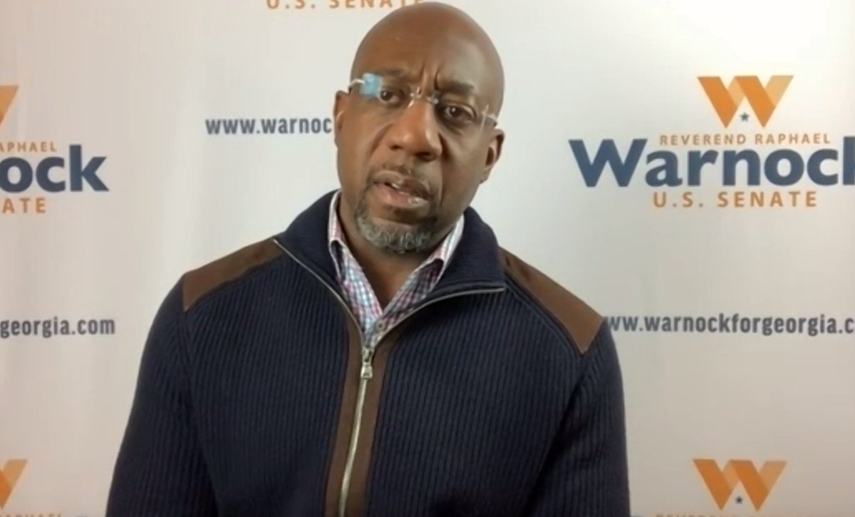 . @ReverendWarnock: "I am a staunch ally and supporter of Israel and I echo without reservation Dr. King's perspective that Israel's right to exist" is "incontestable." That'll be my work in the Senate. I support the two-state solution.