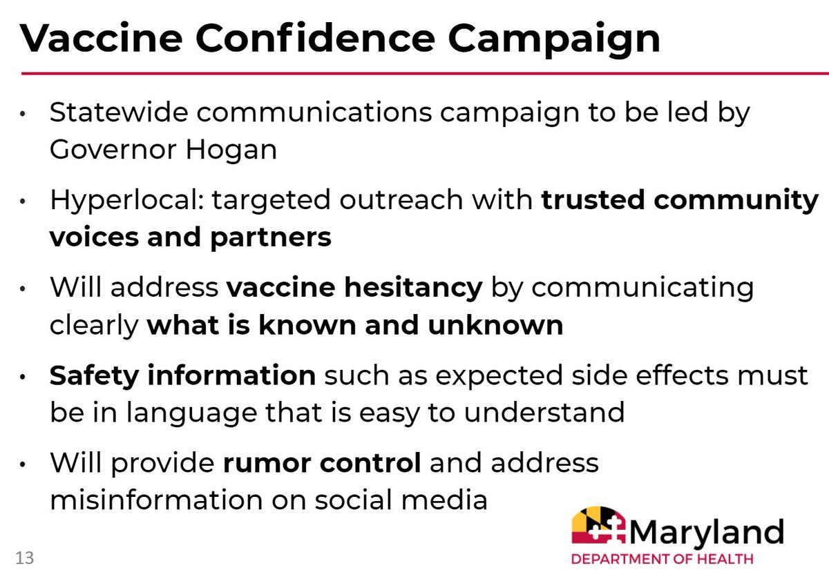 10. In the weeks ahead, we'll be rolling out a statewide vaccine confidence campaign.