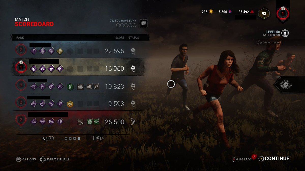 /*   I love playing dbd. 😍