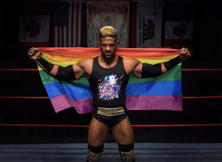 Now me, I love pro wrestling.I mean, I love it - and there are so many awesome people flying the flag for the LGBTQ community inside the squared circle.Parrow:  http://bbc.in/2IyRoAU&nbsp;Brad Slayer:  http://bbc.in/3m1azRk&nbsp;Fred Rosser:  http://bbc.in/3gs1sIv&nbsp;