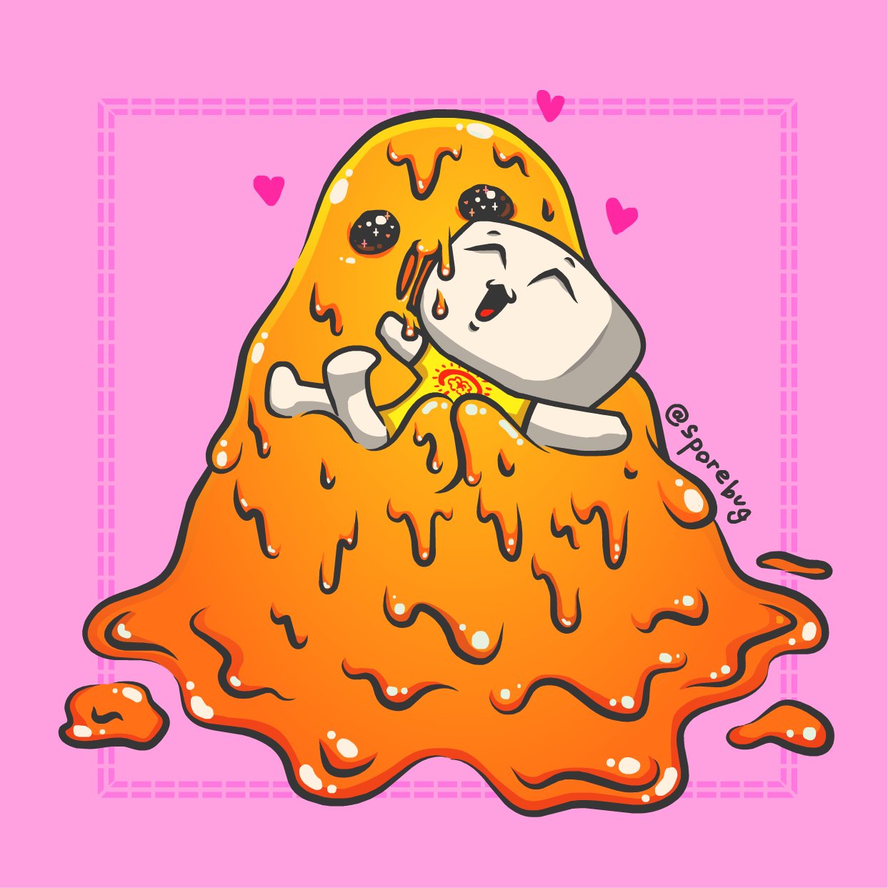 🍄🐛 on X: SCP 999 + TheRubber fanart thing 🍊🧡   / X