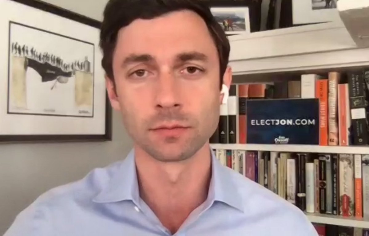 . @ossoff: The experience of the Jewish people over history has made us sensitive to persecution and bigotry.