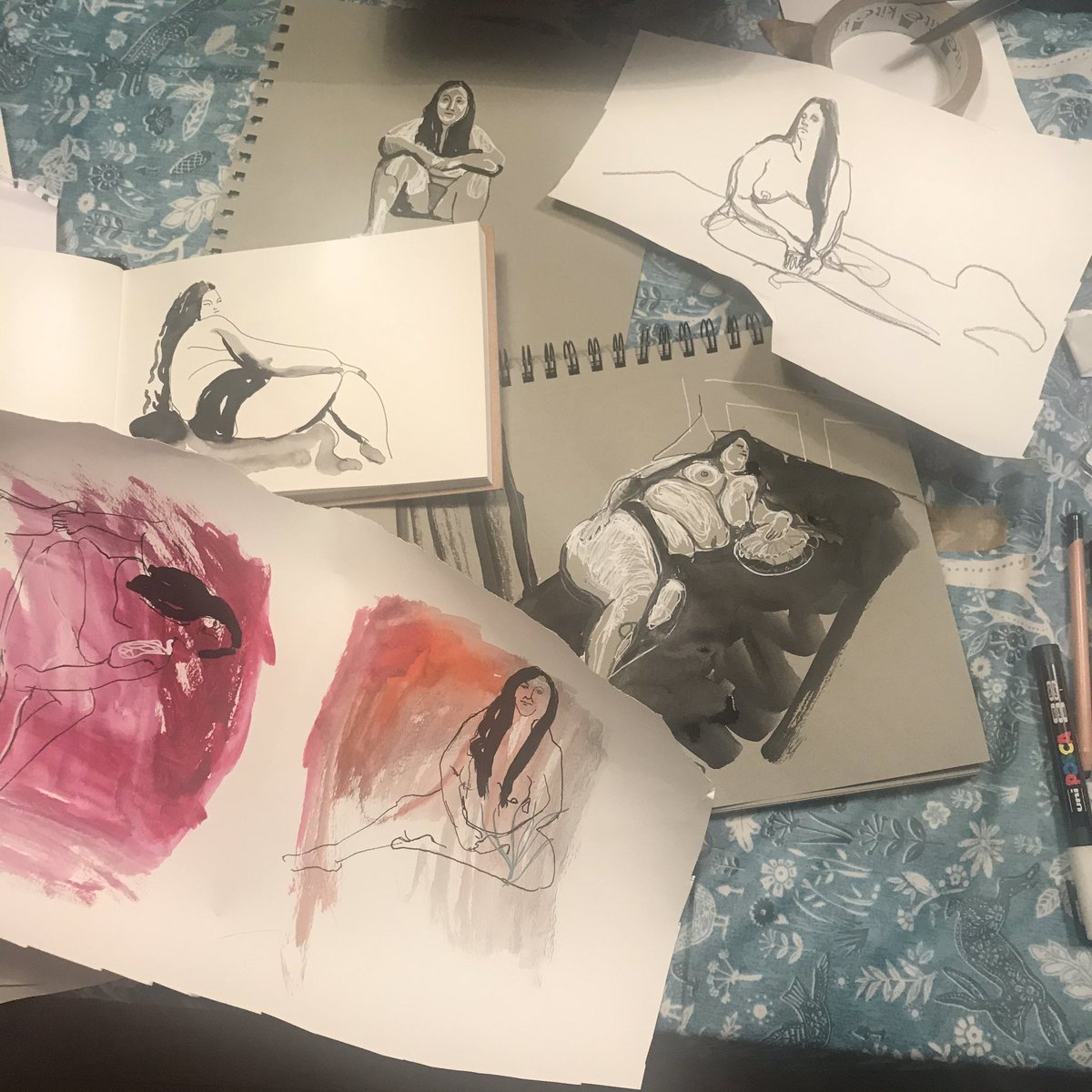 Teckmanart's tweet photo. Recent drawings. #exploredrawing #drawing #animals #people #keepondrawing https://t.co/DqAECH1LqA