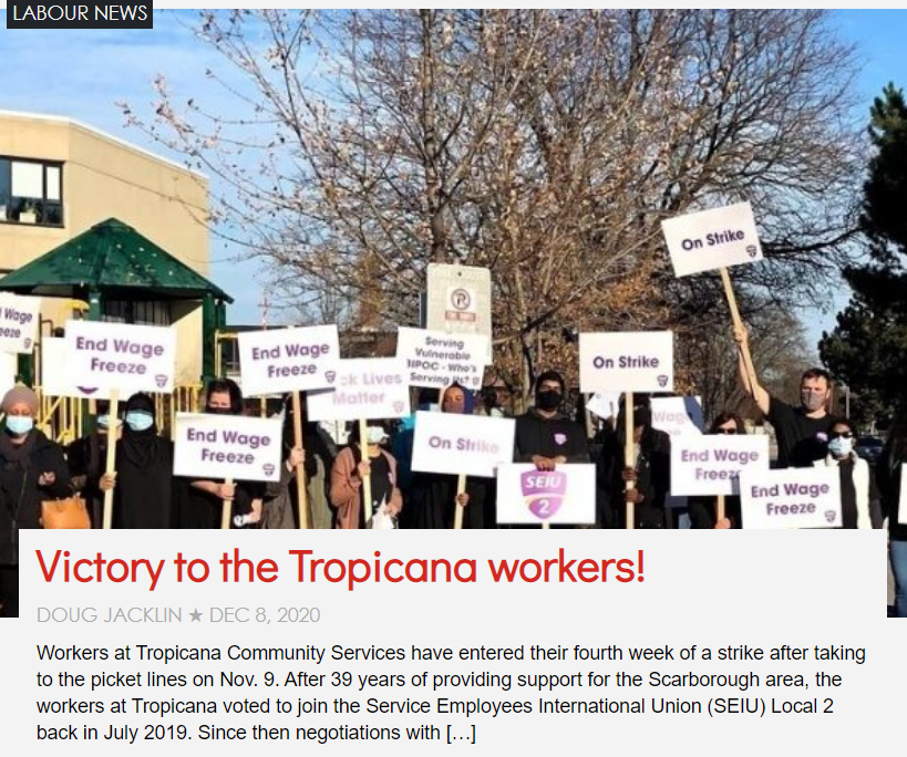 CanadaMarxists's tweet photo. Victory to @tropicana_comm workers with @seiulocal2can!

Read more: https://t.co/tTSfSxWMtJ https://t.co/fcboXfUjPX
