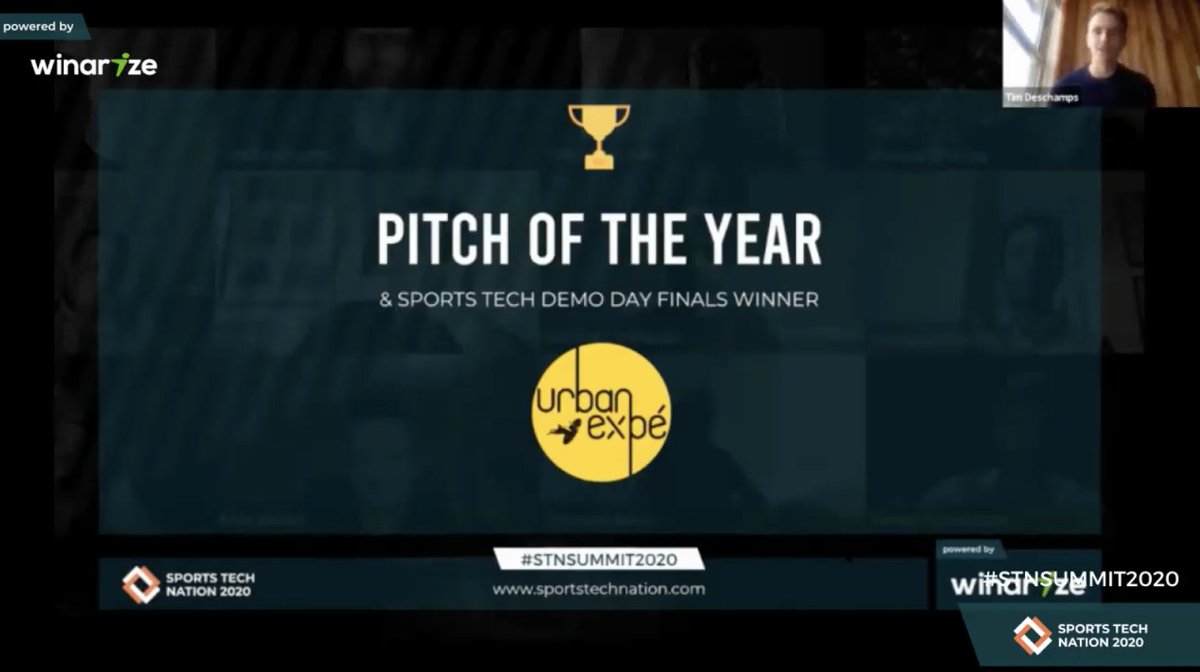 Urban Expé (@urbanexpe) on Twitter photo We are delighted to announce that we won the Sport Tech Demo Day final at the Sports Tech Nation Summit 😎 !
Thank you #STNSummit2020 <a href="/Colosseum/">Colosseum</a> @LeTremplin_
@WelcomeCityLab <a href="/lagenceesport/">L'Agence Esport</a> @Sporsora <a href="/UNIONs_c/">UNION des ENTREPRISES Sport & Cycle</a> <a href="/OlbiaConseil/">Olbia Conseil</a>
sportstechnation.com
#gaming #sportstech We are delighted to announce that we won the Sport Tech Demo Day final at the Sports Tech Nation Summit 😎 !
Thank you #STNSummit2020 <a href="/Colosseum/">Colosseum</a> @LeTremplin_
@WelcomeCityLab <a href="/lagenceesport/">L'Agence Esport</a> @Sporsora <a href="/UNIONs_c/">UNION des ENTREPRISES Sport & Cycle</a> <a href="/OlbiaConseil/">Olbia Conseil</a>
sportstechnation.com
#gaming #sportstech