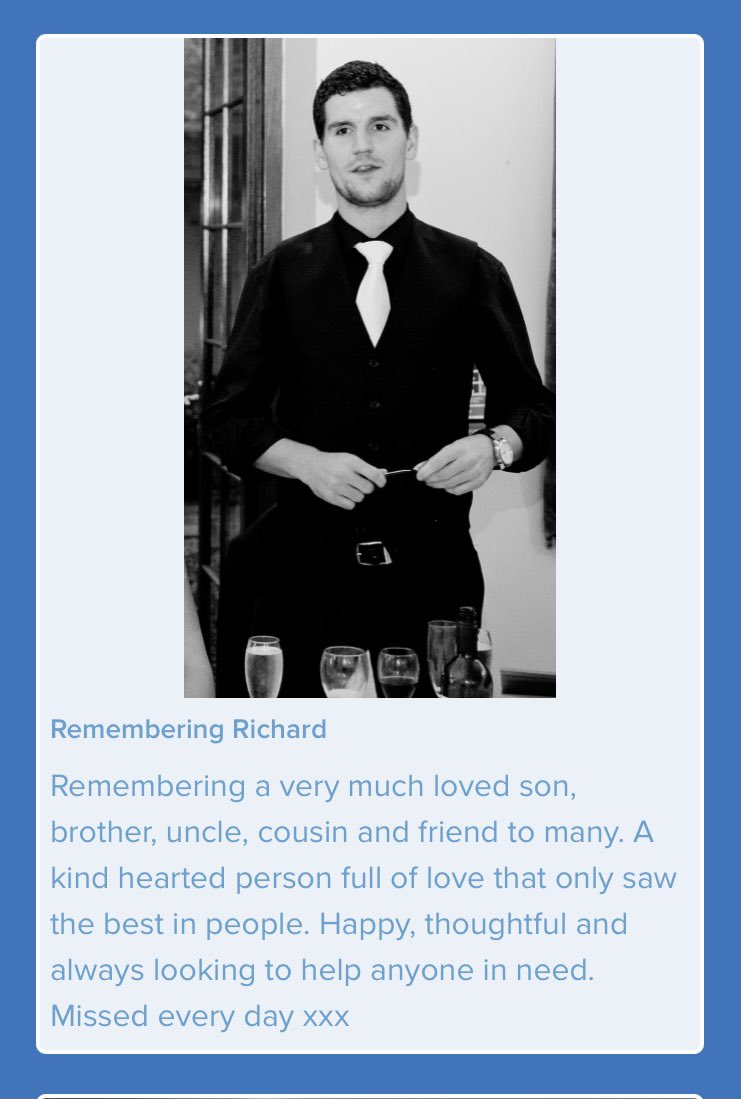 Last day of national grief awareness week. The week that no one wants to be so aware of. Be kind. I miss my brother @TCFcharityUK @goodgrieftrust @AAFDA6 #GAW2020