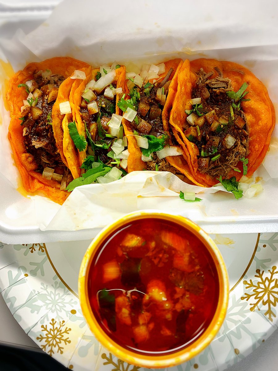 Thank you for #TacoTuesdays! Birria Tacos for a buck each! #worklunch #BirriaTacos