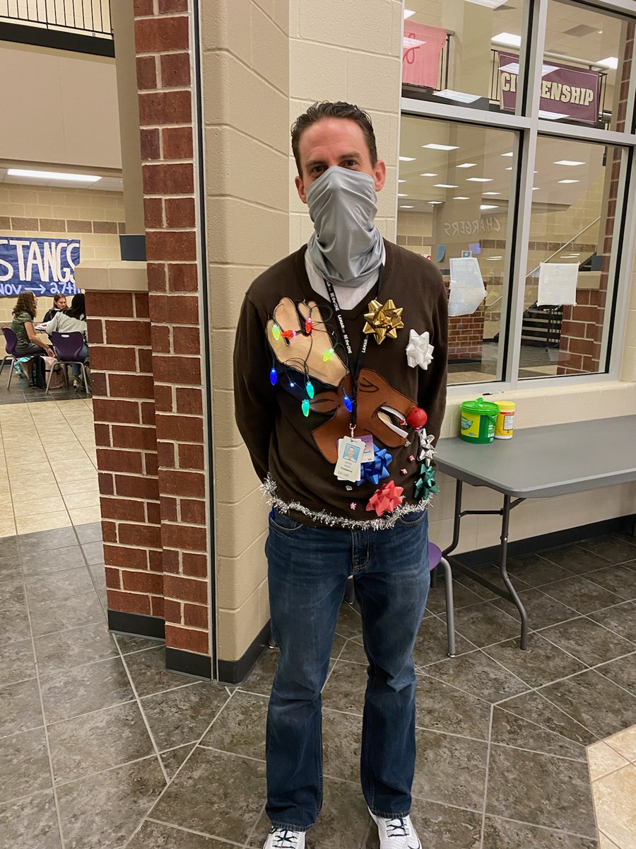 Getting in the Christmas spirit. #chargedupsweater