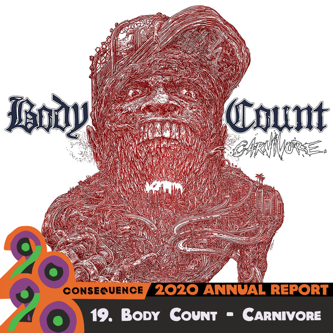 19)  @BodyCountBand – Carnivore"Carnivore features a well-executed amalgamation of hardcore and thrash metal with just a dash of a more modern experimentation with dissonance and dynamics."  http://cos.lv/xjlf50CG7Zy&nbsp;