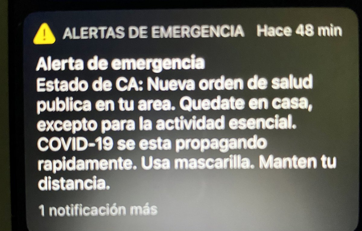 ElliGarciaM's tweet photo. Así la situación en California. Nos alertan de la propagación del COVID-19 .... vaya 😮 noticia para empezar el día!! #QuedateEnCasa #SanaDistancia #UsaCubrebocas #entendamos #porfavor #noseamosestadistica #martes8dediciembre2020 https://t.co/wd555k1Ixu