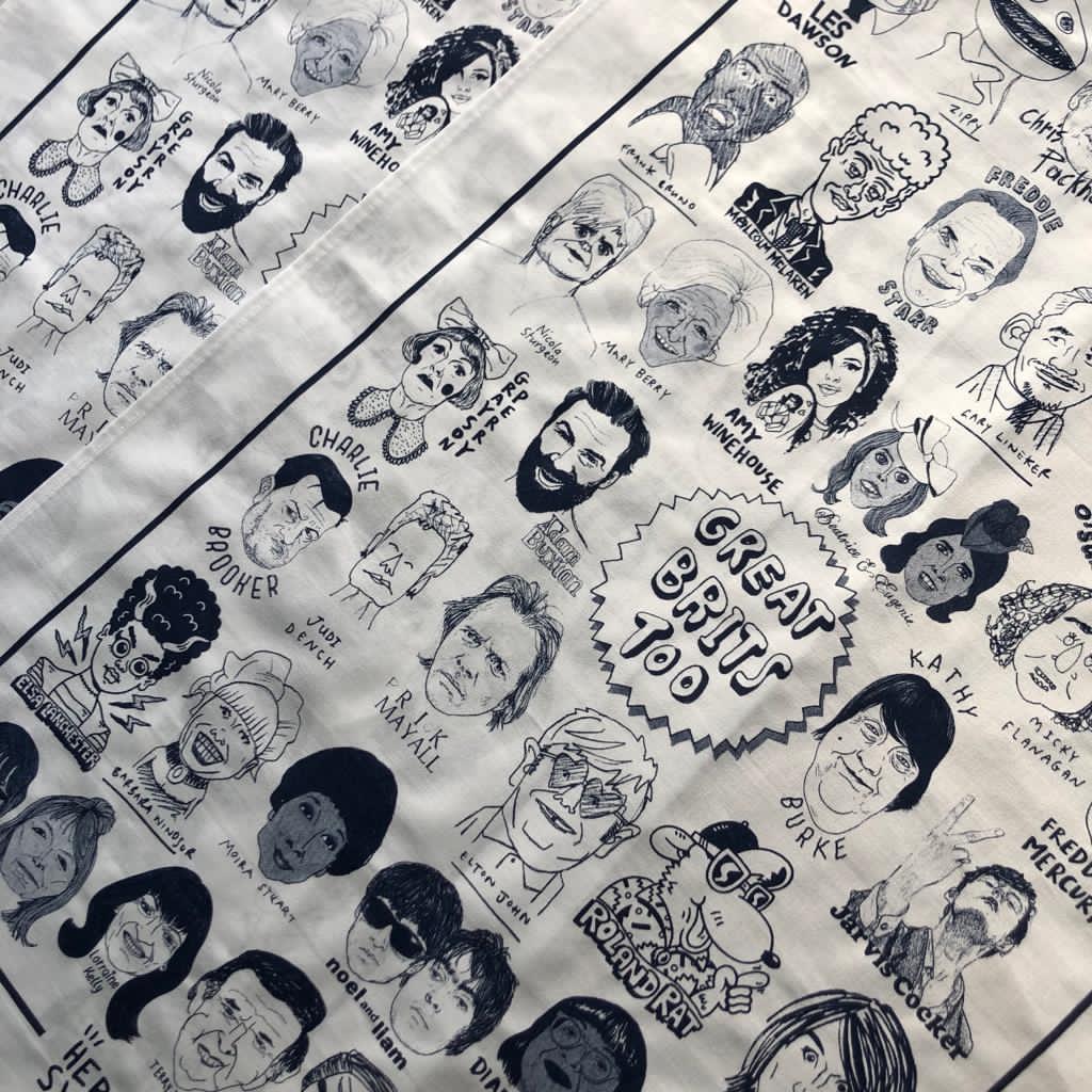 NEW IN! Great Brits Too tea towel. <a href="/heroswitzerland/">Hero of Switzerland</a> bring you more of their favourite Brits on a high-quality tea towel. Available here: bit.ly/39TuSxS #shoplocal #brockley #SE4