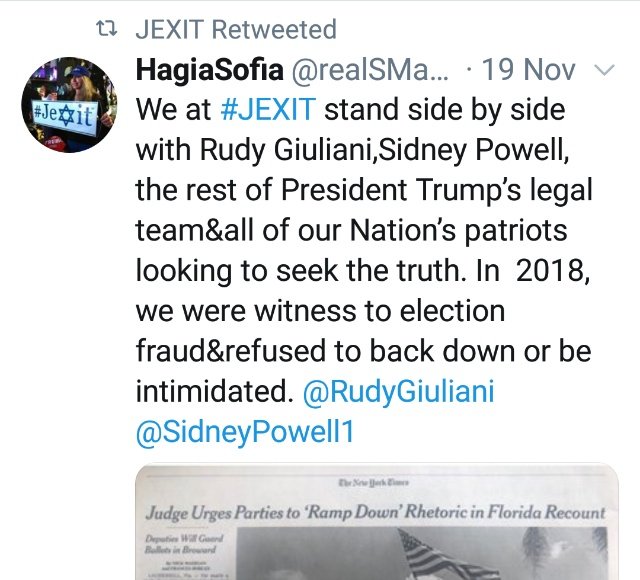 At the same time, the account pushes some QAnon-adjacent narratives, which is odd because there's a lot of anti-Semitism built in to QAnon. We have already established that at least 2 of their influencers have QAnon sympathies. SMH.