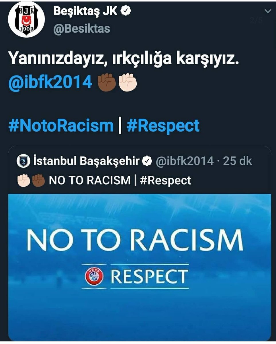 #ibfk2014 #ırkçılığakarşıyız #NoToRasicm #Respect