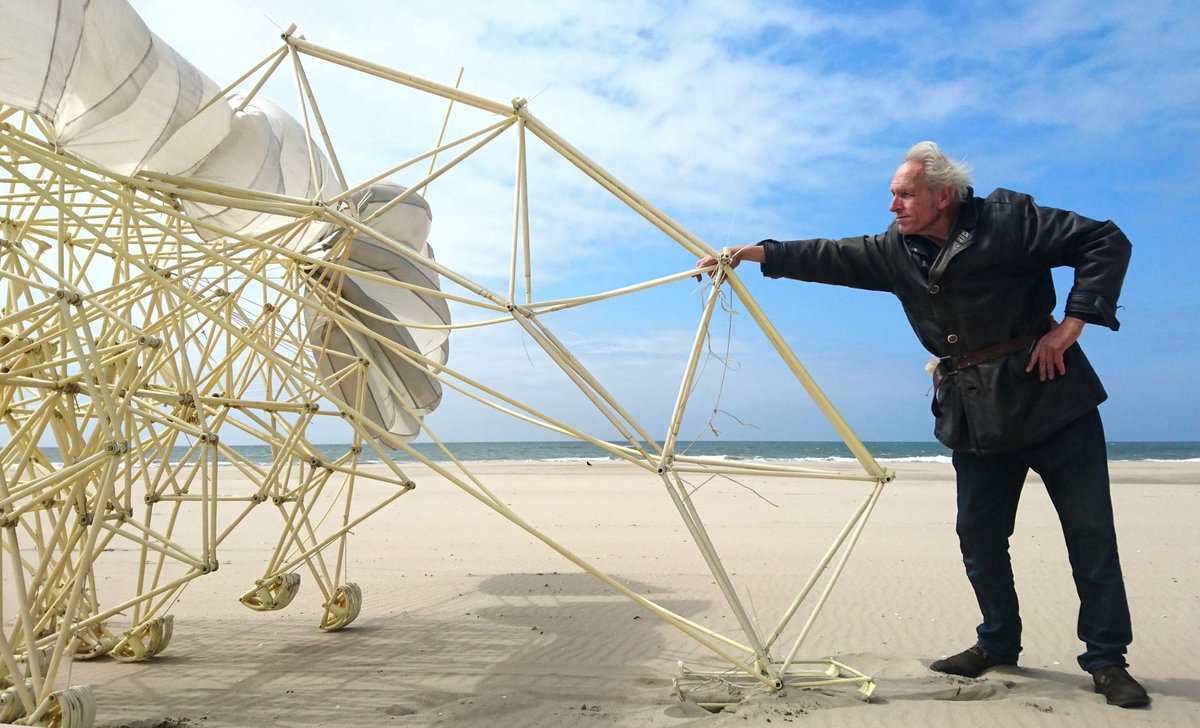 Sensorium Festival (@sensoriumis) on Twitter photo Since 1990, <a href="/StrandBeests/">Theo Jansen</a> has been engaged in creating new forms of life - strandbeests. These are not made of protein-like existing forms of lives, they’re made of yellow plastic tubes. Join his online talk tomorrow at 6:15 CET, an opening #event for the NAO #robot residency. Since 1990, <a href="/StrandBeests/">Theo Jansen</a> has been engaged in creating new forms of life - strandbeests. These are not made of protein-like existing forms of lives, they’re made of yellow plastic tubes. Join his online talk tomorrow at 6:15 CET, an opening #event for the NAO #robot residency.