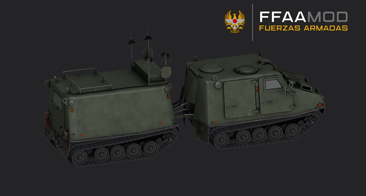 modFFAA's tweet image. We show you how the texturing process goes "TOM (BV-206s)" the model has been created by GIR_IBAN, and optimized and textured by ABASH and LOBO. The intention is to incorporate it into the FFAAMOD project, this highly mobile vehicle, in mountainous terrain.@Arma3official