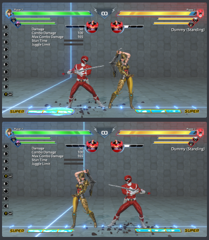 Endorgan's tweet photo. @Battle4TheGrid Howdy! Been trying out Scorpina and seem to have found a bug: Her forward throw leaves certain characters at different distances depending on whether it's done facing left or right. The most obvious deviations are Gia, Magna, RJ, Trey, and Tommy. Might be others? https://t.co/hRaFHjOuuZ